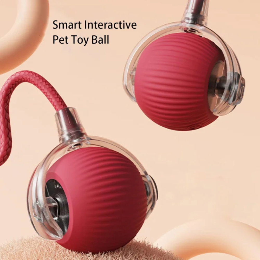 Petspany™ Smart Tail Rolling Ball – Interactive Pet Toy